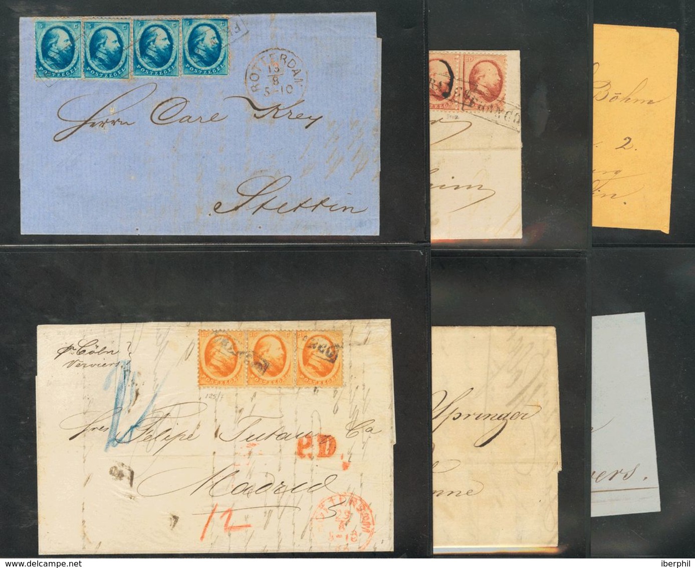 Holanda. ºYv . . Spectacular Accumulation With Fifty Two Covers (any Front Cover) With Varied Franking And Destinations  - ...-1852 Precursores