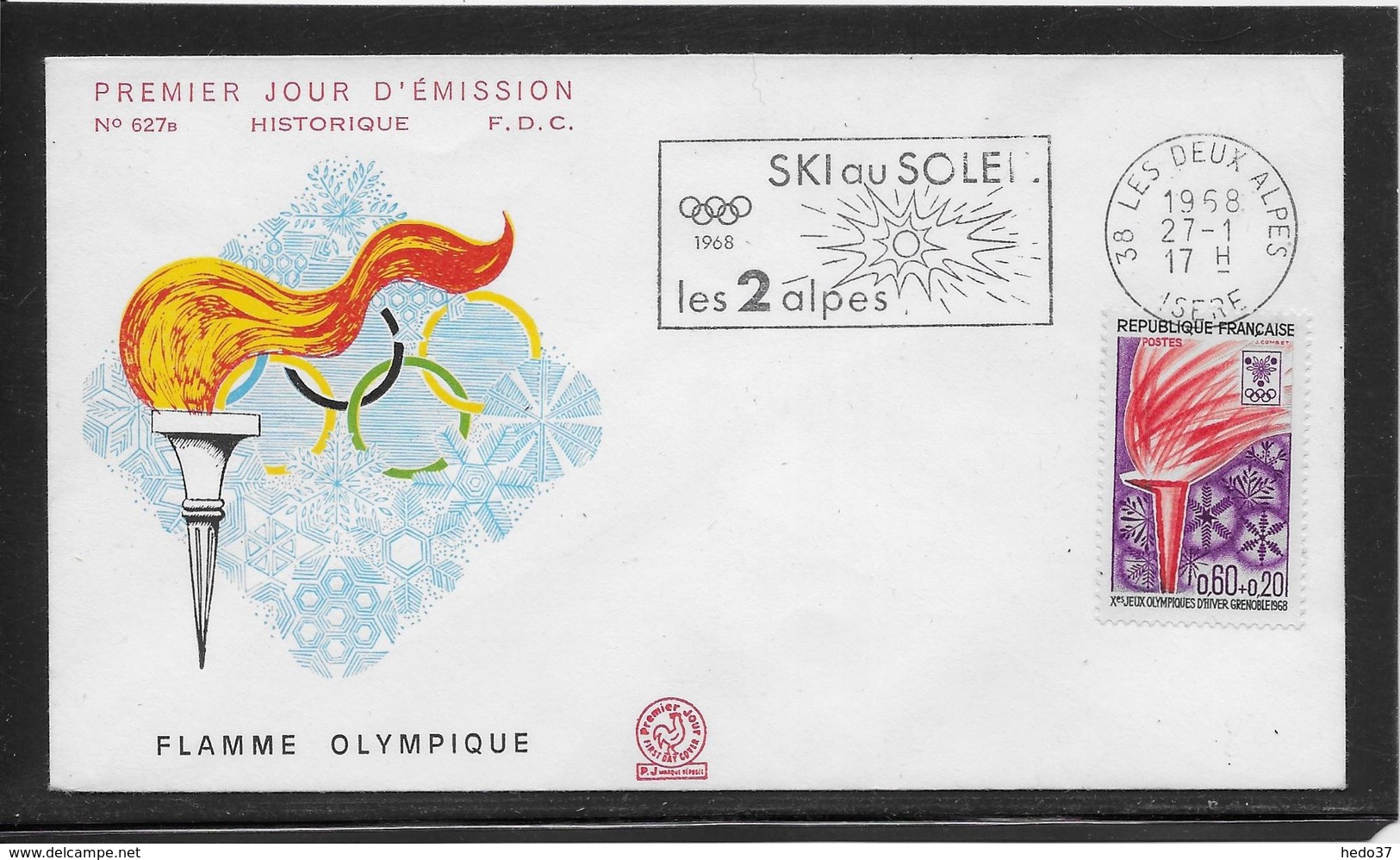 Thème Sports D'Hiver - Jeux Olympiques - Sports - Enveloppe - Winter (Other)