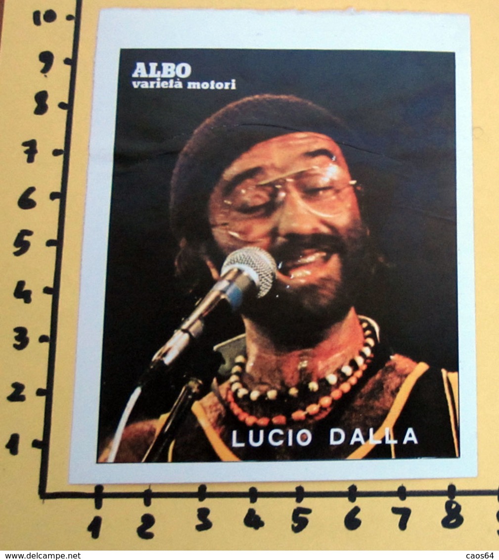 LUCIO DALLA ALBO VARIETA' MOTORI ADESIVO STICKER VINTAGE NEW ORIGINAL - Adesivi