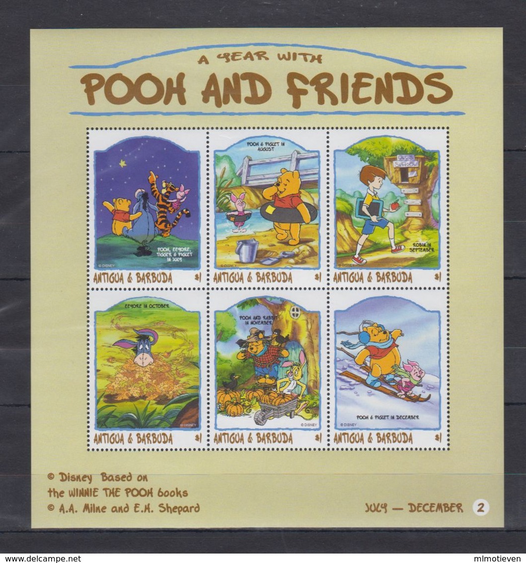 MWD-DSN011 MINT PF/MNH ¤ KOMPL. SET / BLOCK OR SHEET ¤ THE WORLD OF WALT DISNEY -- FRIENDS OF WALT DISNEY - Disney