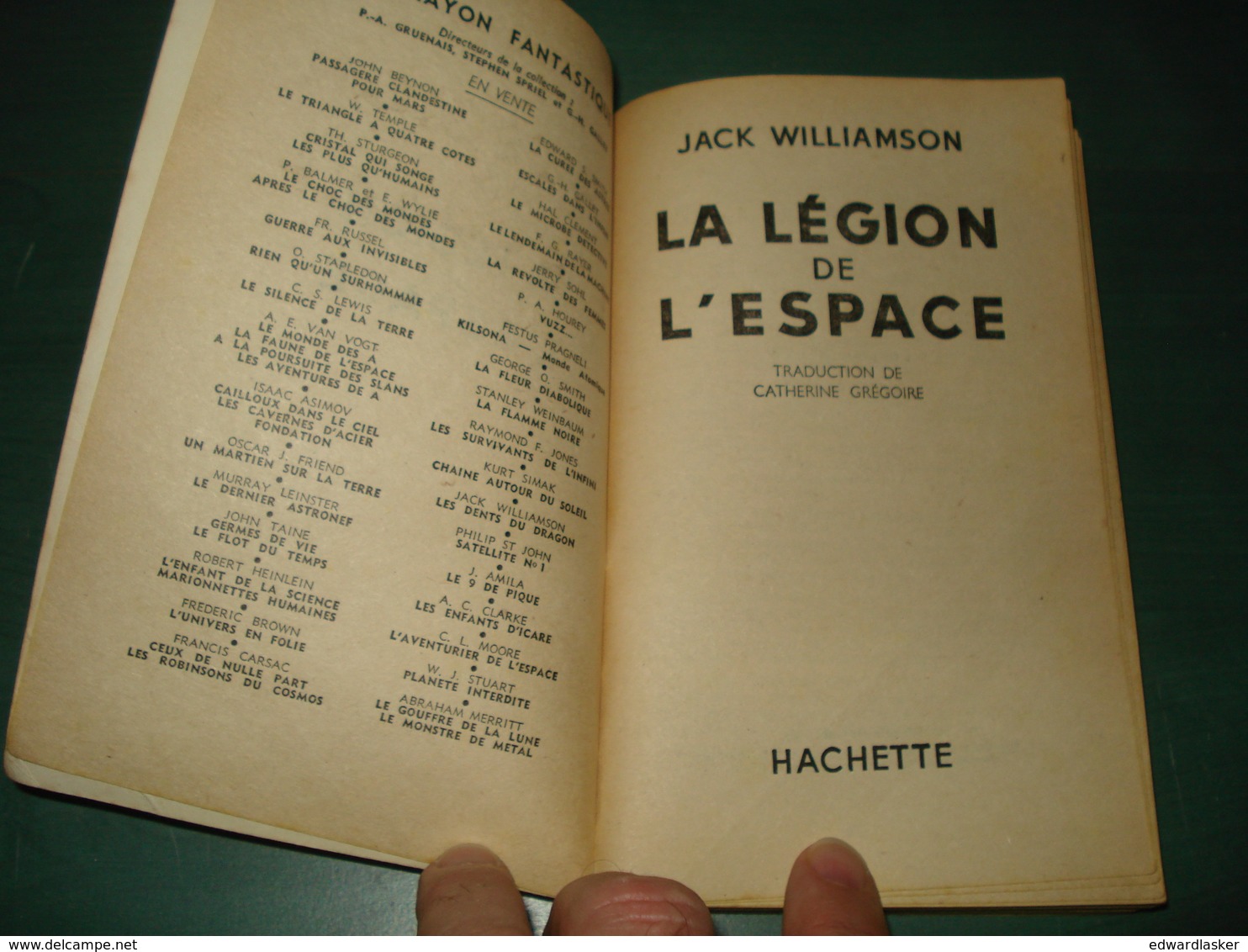 Coll. LE RAYON FANTASTIQUE : La LEGION De L'ESPACE //Jack WILLIAMSON - EO 1958 - Le Rayon Fantastique
