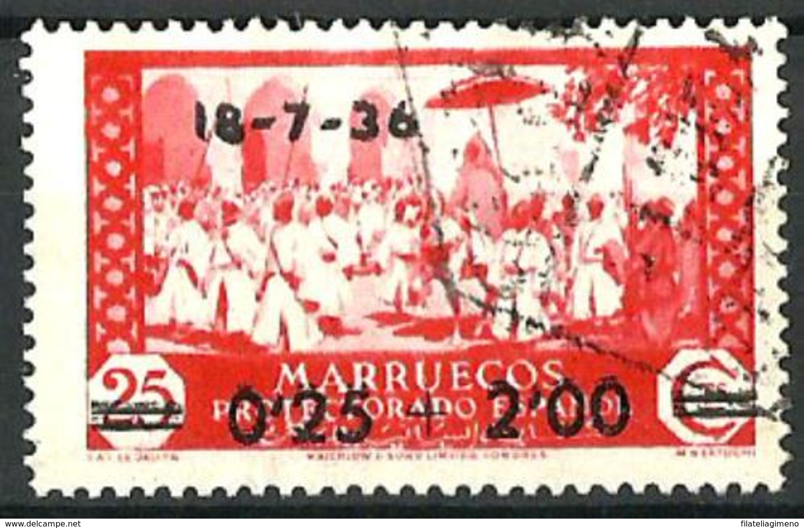 Marruecos Español Nº 161 Usado - Spanisch-Marokko