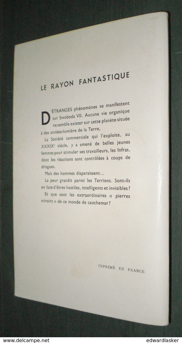 Coll. LE RAYON FANTASTIQUE N°70 : Avant Le Premier Jour... //Robert ANTON - EO 1960 - Couv. Forest - Le Rayon Fantastique