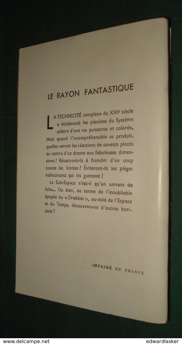 Coll. LE RAYON FANTASTIQUE N°82 : Le Sub-Espace //Jérôme Sériel - EO 1961 - Couv. Forest - Le Rayon Fantastique