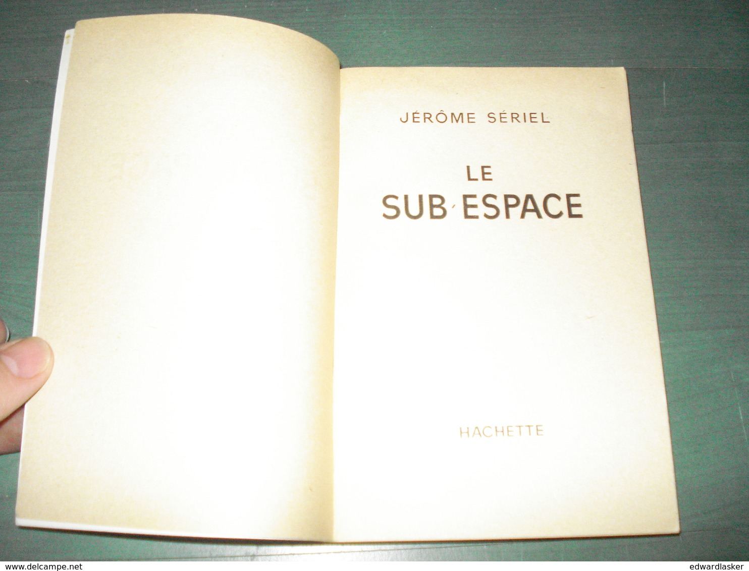 Coll. LE RAYON FANTASTIQUE N°82 : Le Sub-Espace //Jérôme Sériel - EO 1961 - Couv. Forest - Le Rayon Fantastique