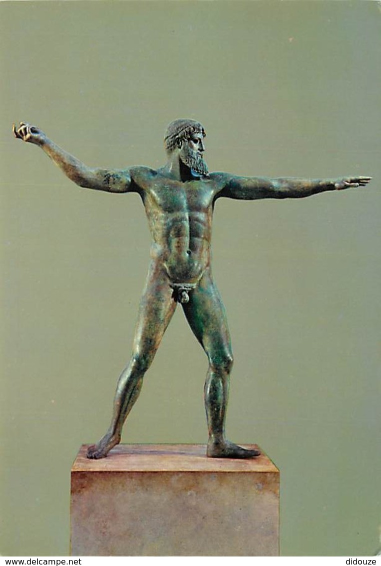 Grèce - Athènes - Athína - Le Musée National Archéologique - Statue En Bronze De Poséidon Ou Zeus - Nu - Antiquité - Car - Grecia