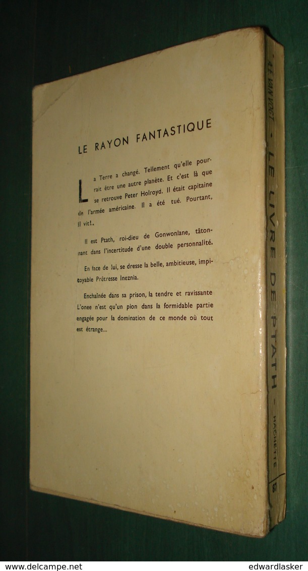 Coll. LE RAYON FANTASTIQUE N°87 : Le Livre De Ptath //A.E. Van Vogt - EO 1961 - Couv. Forest - Le Rayon Fantastique