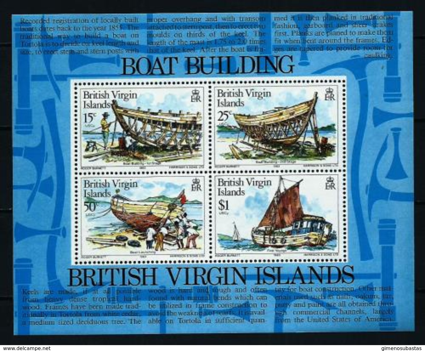 Islas Vírgenes (Británicas) Nº HB-19 Nuevo - British Virgin Islands