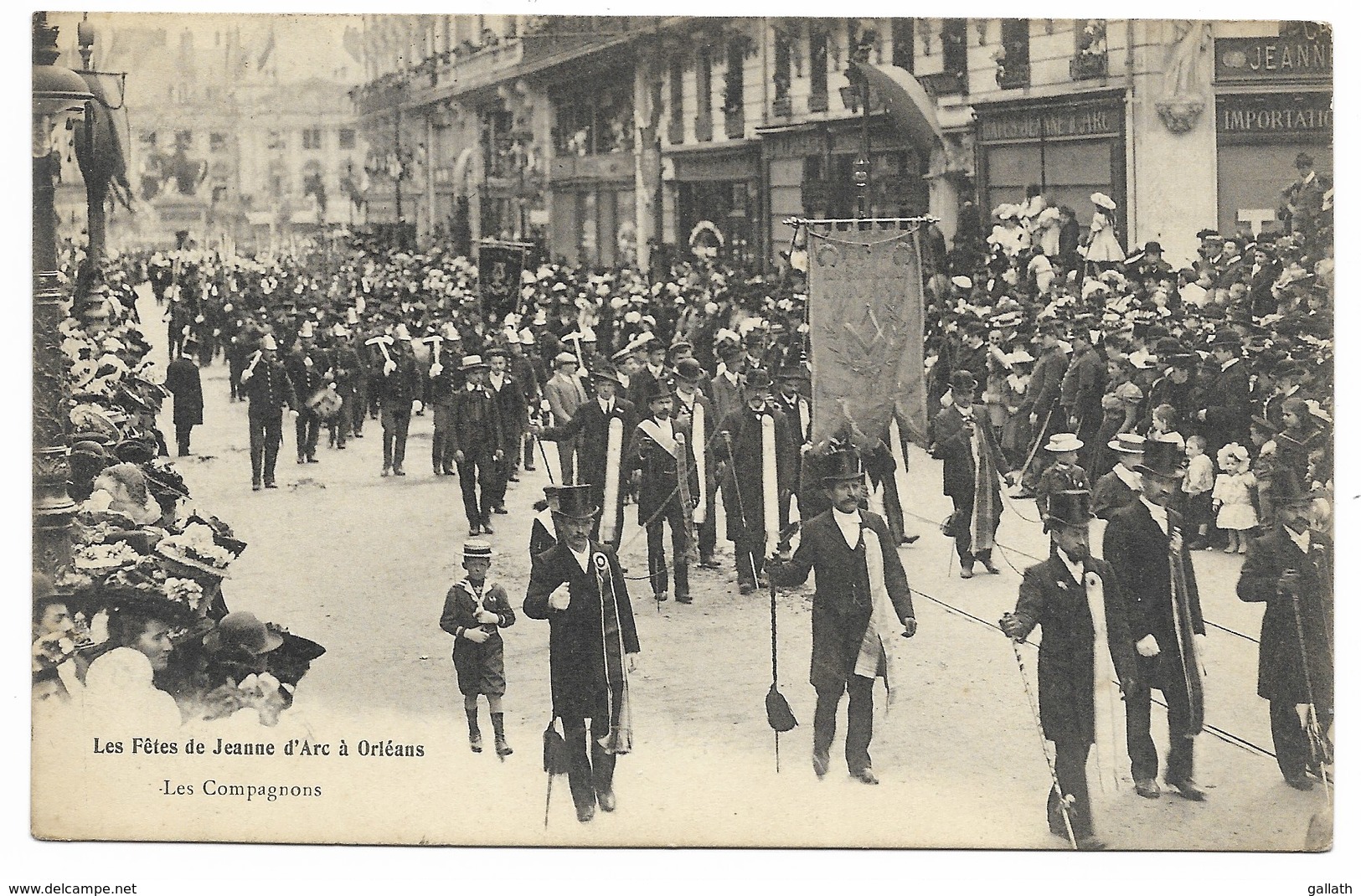 45-ORLEANS-Les Fêtes De Jeanne D'Arc - Les Compagnons... 1908...  Animé - Orleans