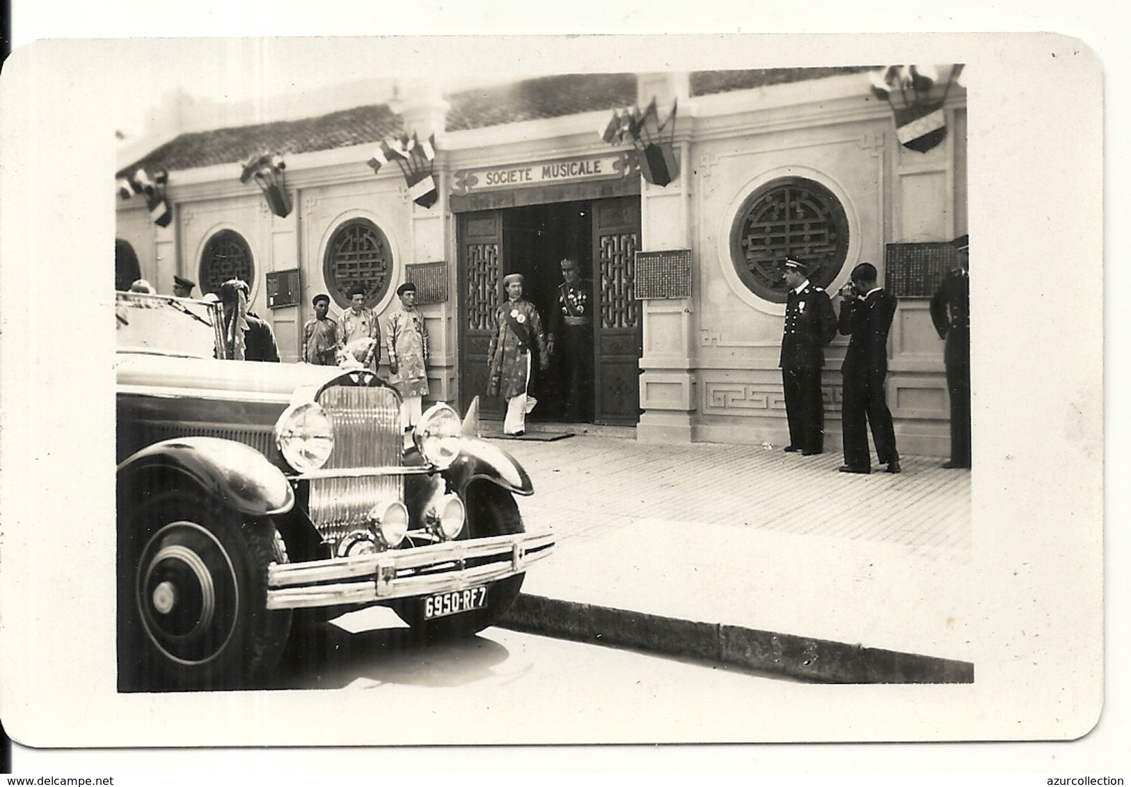 CPA PHOTO . BAO DAI. VISITE A HAIPHONG . 1933 - Vietnam