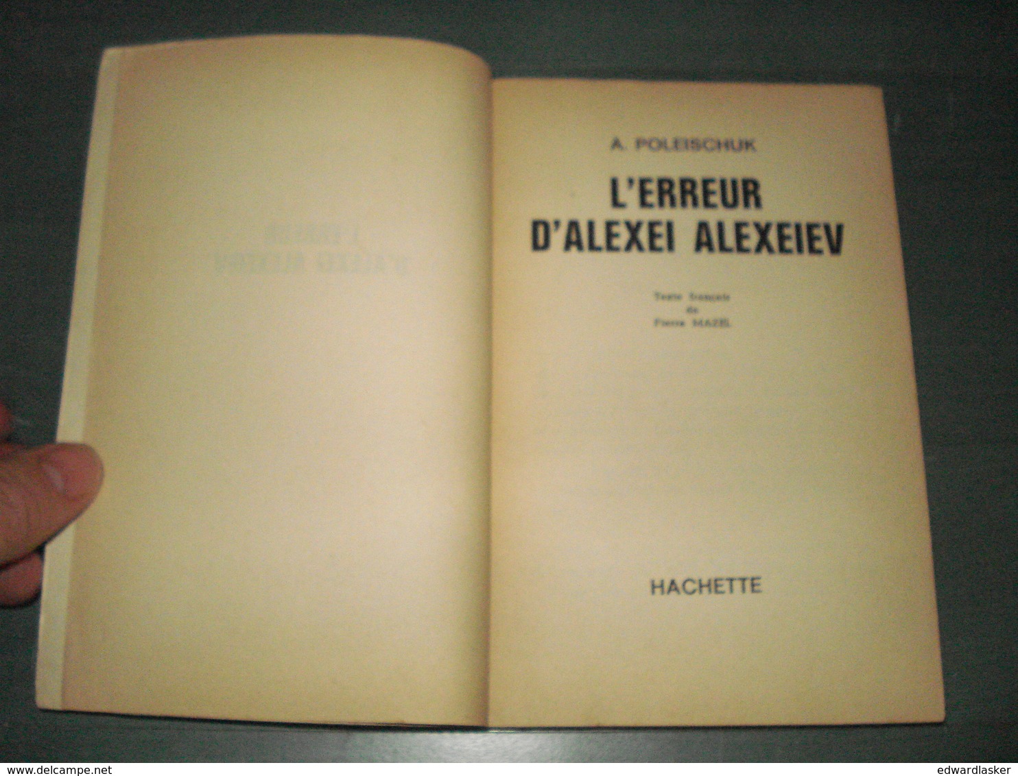 Coll. LE RAYON FANTASTIQUE N°114 : La Légende D'Alexei Alexeiev //A. Poleischuk - EO 1963 - Couv. Forest - Le Rayon Fantastique