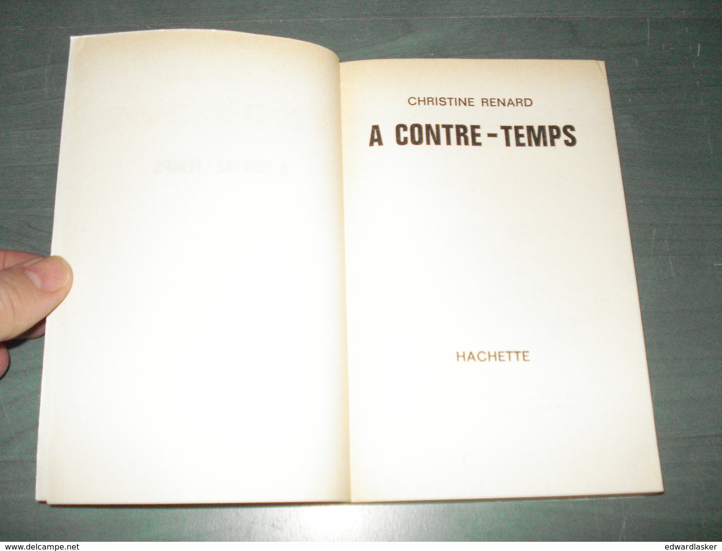 Coll. LE RAYON FANTASTIQUE N°113 : A Contre-temps //C. Renard - EO 1963 - Couv. Forest - Le Rayon Fantastique