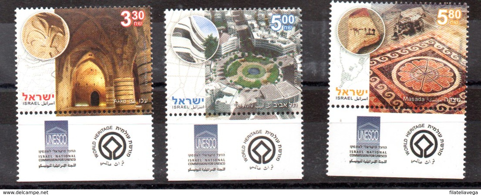 Serie De Israel Nº Yvert 1854/56 ** - Nuevos (con Tab)