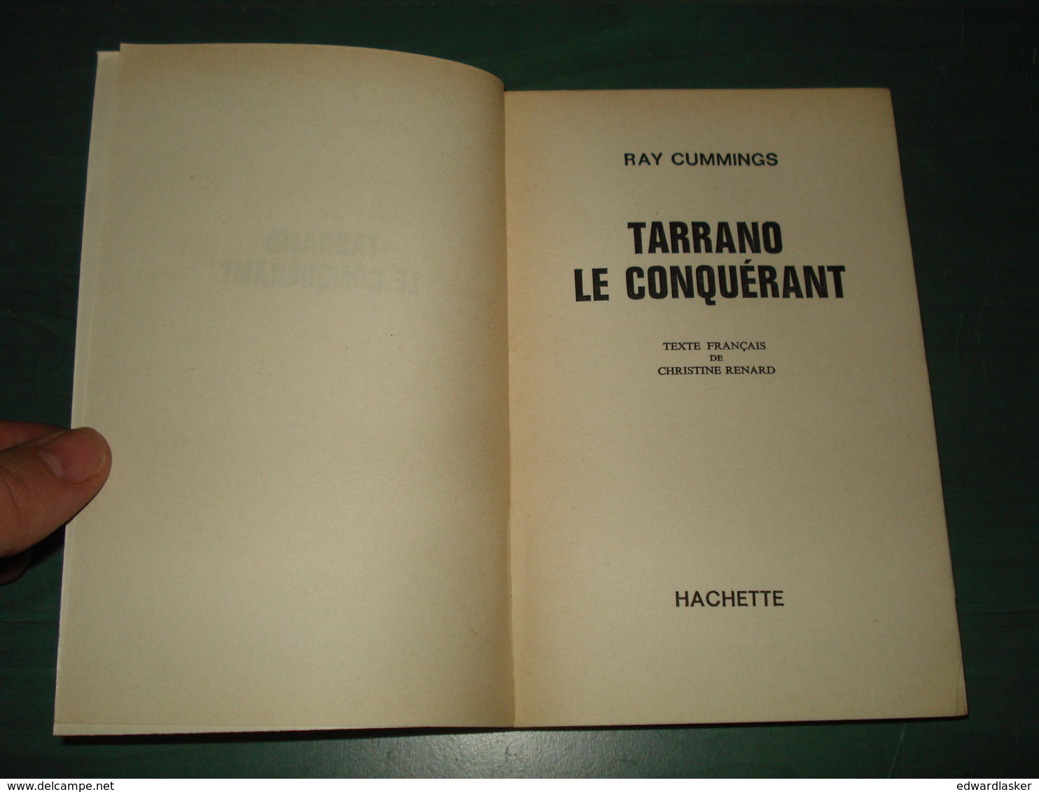 Coll. LE RAYON FANTASTIQUE N°115 : Tarrano Le Conquérant //Ray Cummings - EO 1963 - Couv. Forest - Le Rayon Fantastique