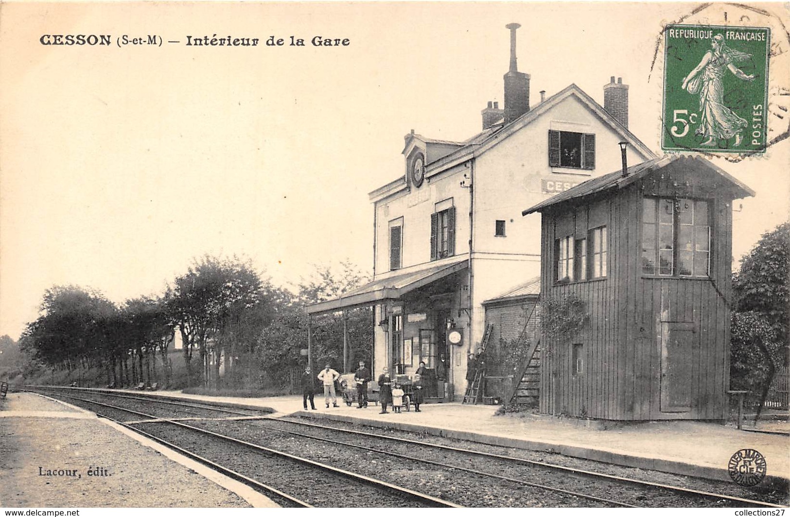 77-CESSON- INTERIEUR DE LA GARE - Cesson