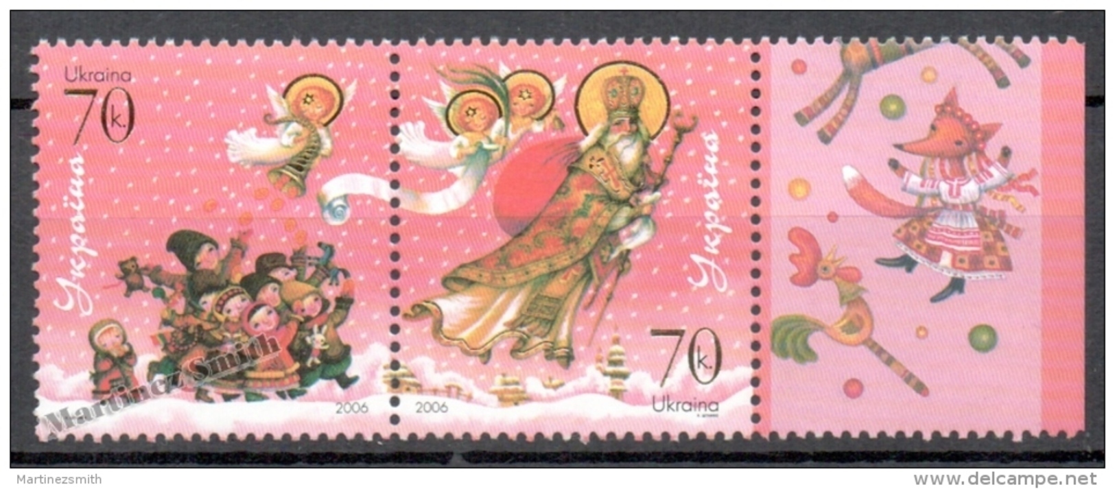 Ukraine 2006 Yvert 745-46, St. Nicholas - MNH - Ucrania