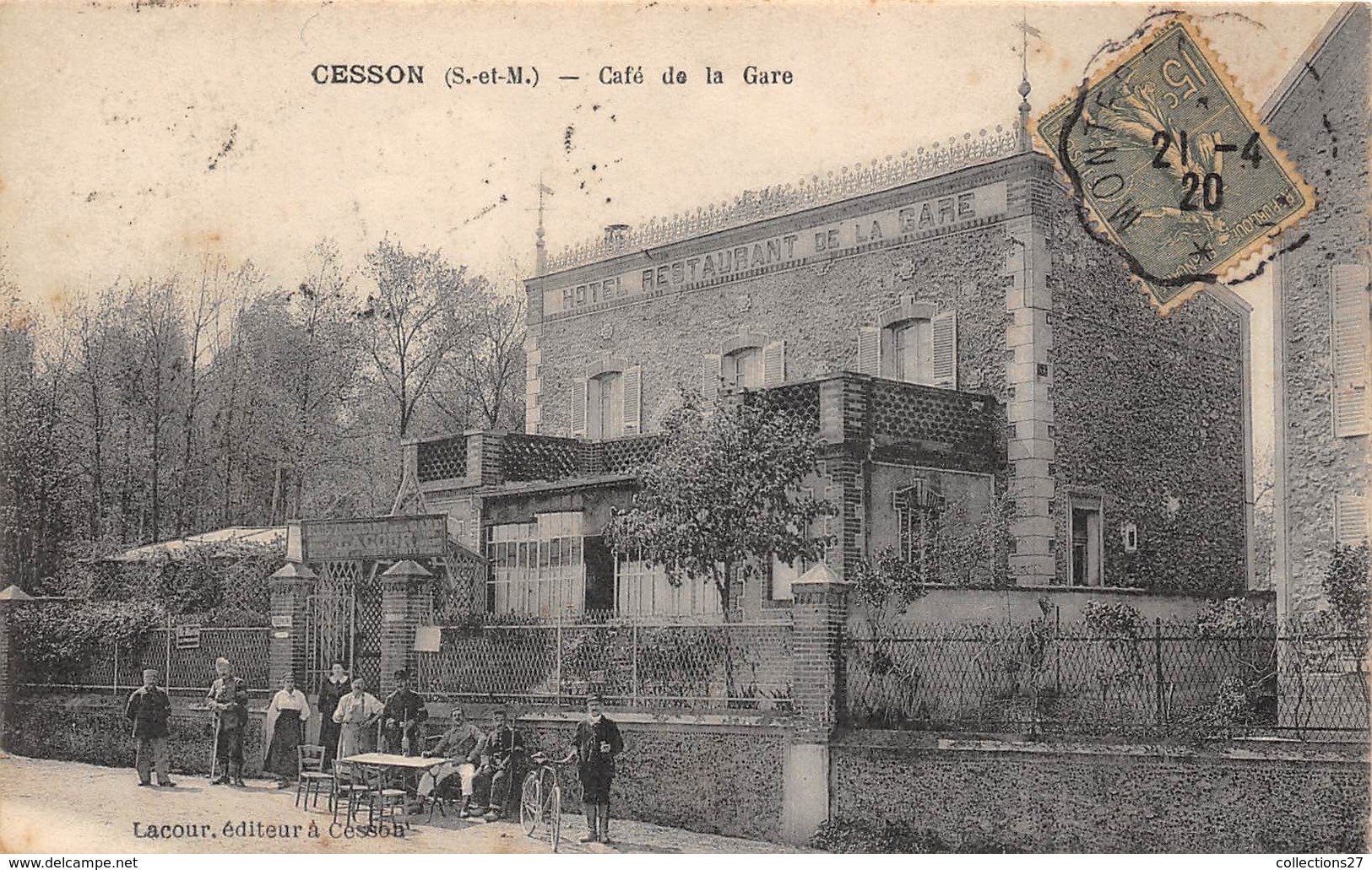 77-CESSON- CAFE DE LA GARE - Cesson