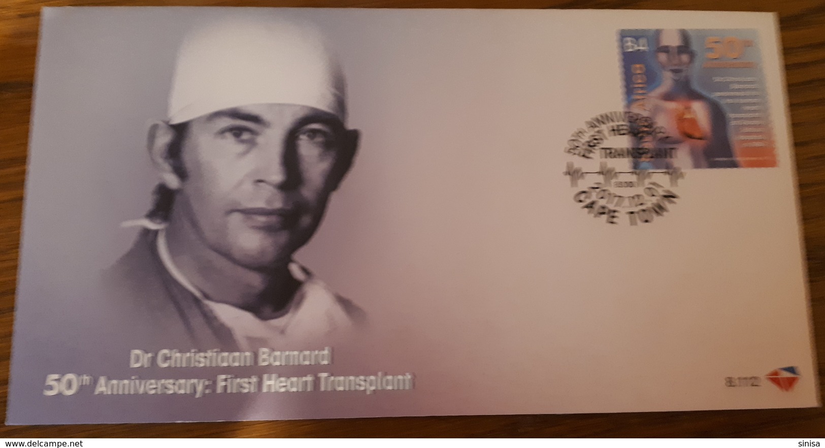 South Africa / FDC / Medicine / Anniversary Of The First Hearth Transplation - Storia Postale