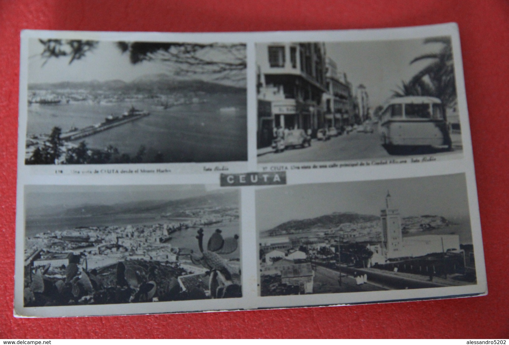 Ceuta Foto Rubis 1959 + Stempel Timbre Barrola Factoria - Ceuta