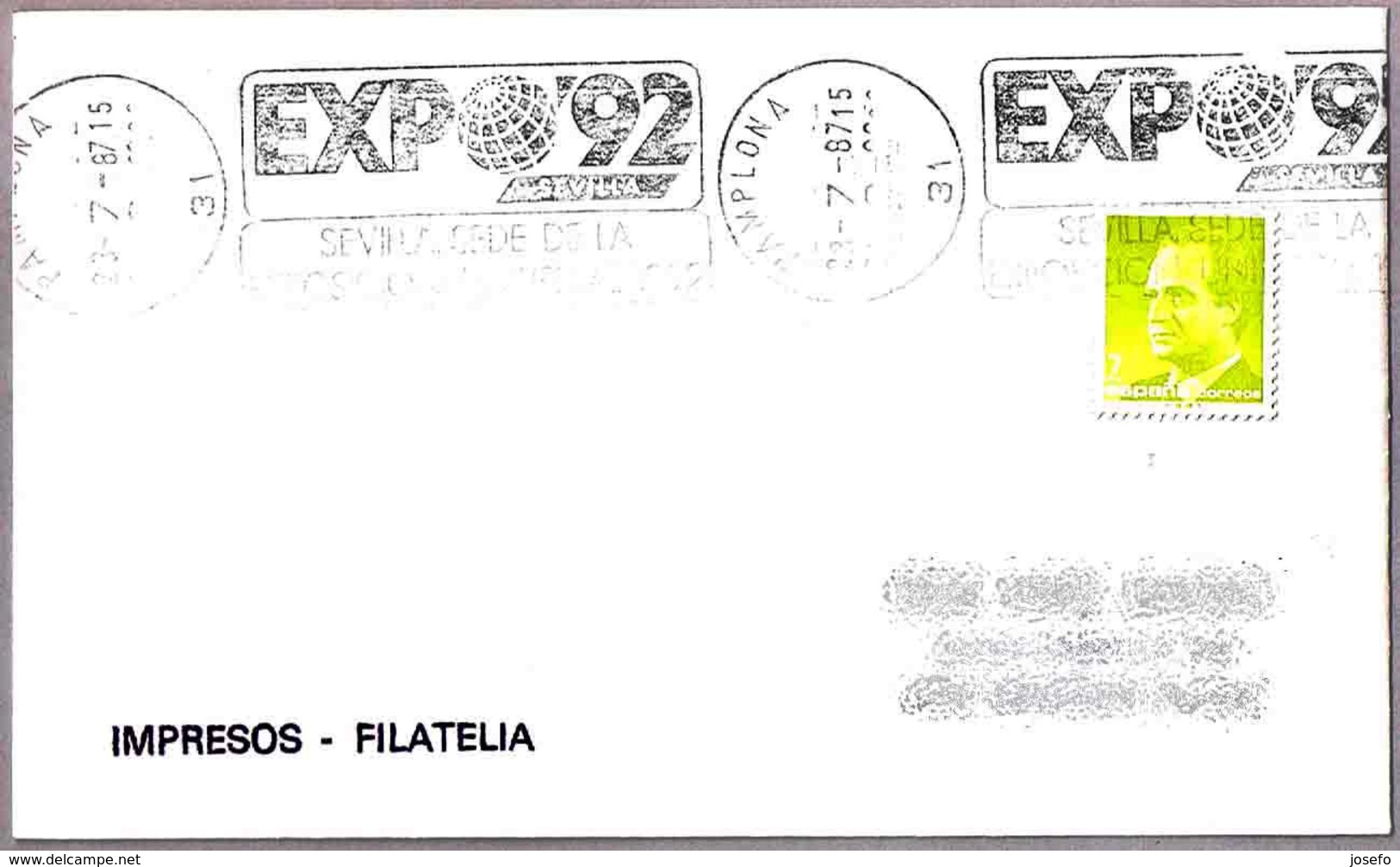 EXPO'92 - SEVILLA. Pamplona 1987 - 1992 – Sevilla (España)