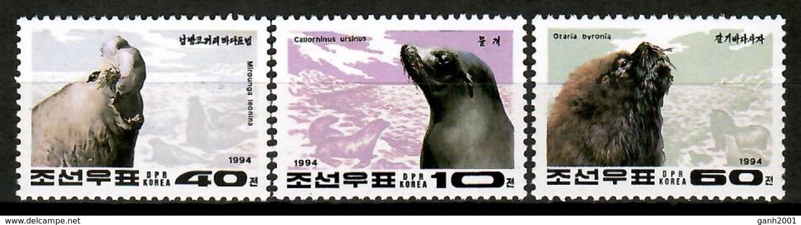 Korea N. 1994 Corea / Seals Marine Mammals MNH Focas Mamíferos Marinos Säugetiere / Cu13017  34-27 - Otros & Sin Clasificación