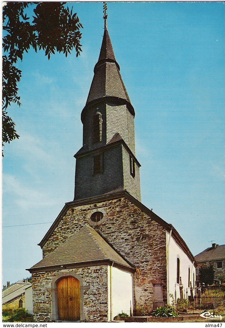 OUR (Paliseul) - Eglise Au Niveau Du Porche Entrée - Tour En Gros Plan - Couleur  - Circulé 1982 - Combier - Paliseul