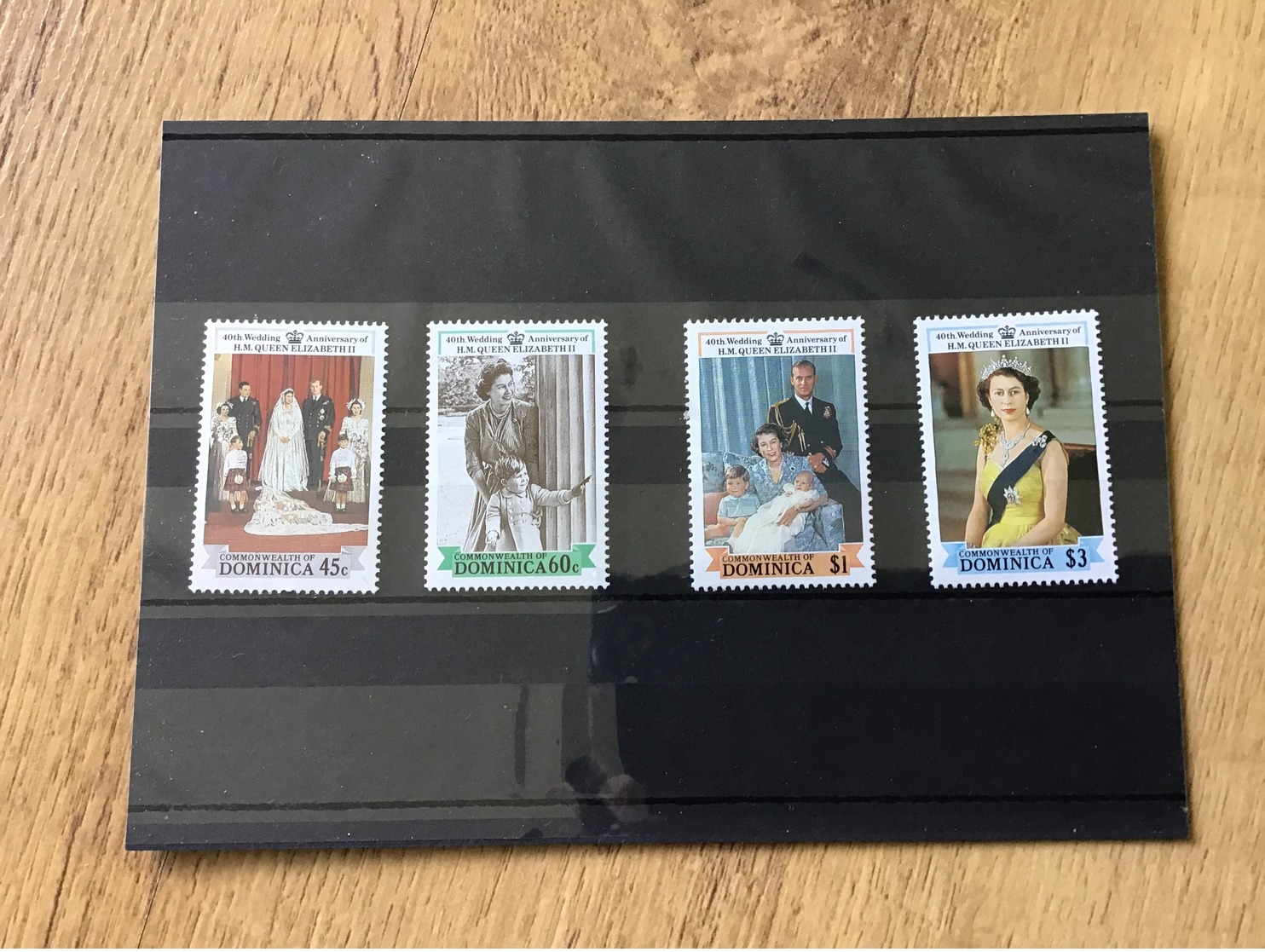 Dominica 1988 Royal Ruby Wedding SG/NO 1109/12 MNH Stamps - Dominica (1978-...)