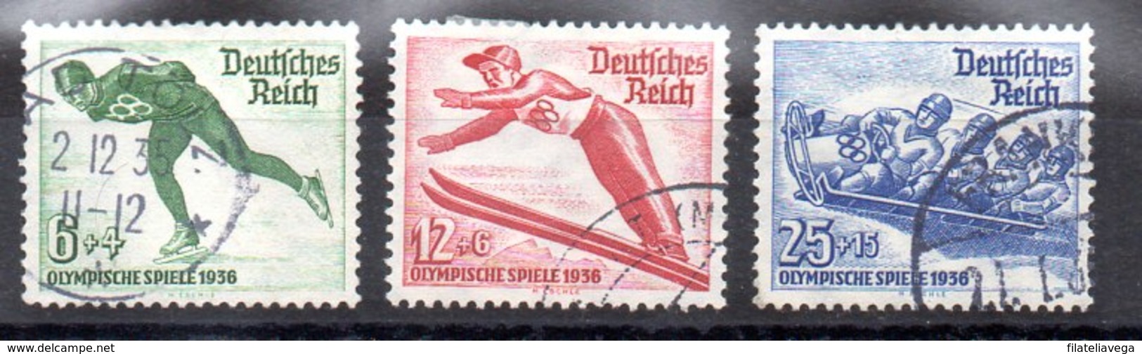 Serie De Alemania Imperio N ºYvert 559/61 O Valor Catálogo 14.0€ - Usados