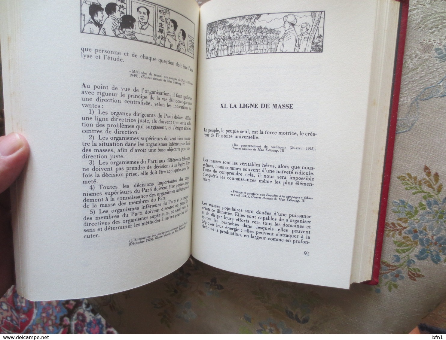 Mao Tsé-Toung  Les citations De Mao Tsé-Toung (Le Livre Rouge) (bilingue chinois-français)  1975- Jean De Bonnot