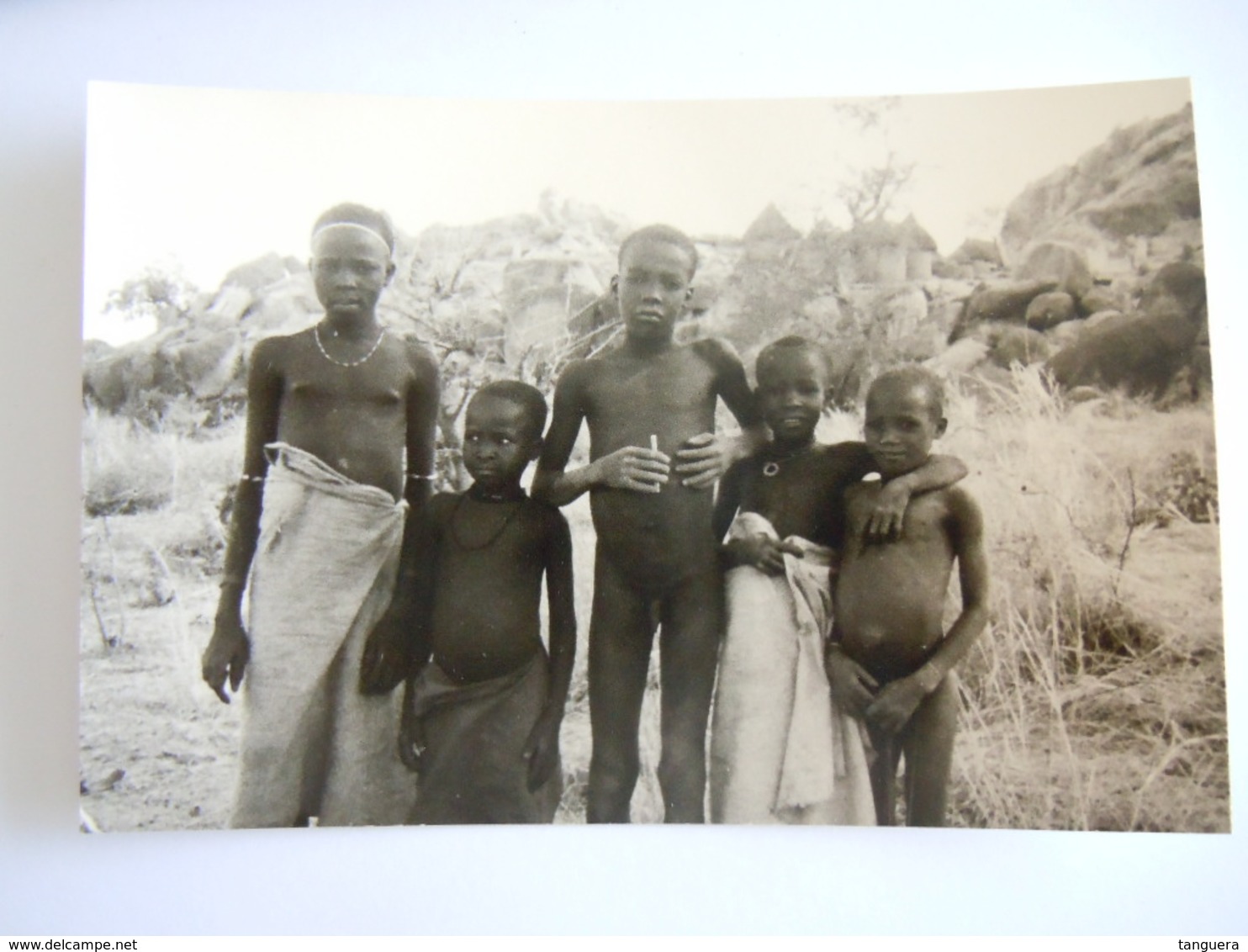 Photo 24 Afrique Cameroun Enfants Dans La Montagne Format 13,3 X 8,8 Cm - Afrique