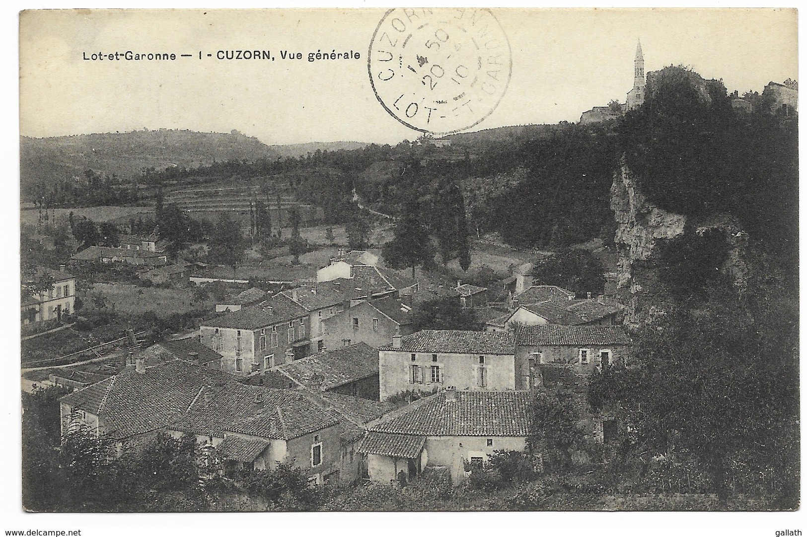 47-CUZORN-Vue Générale... 1910 - Autres & Non Classés