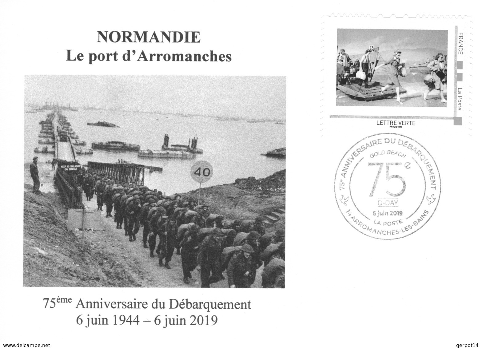 Arromanches Près De Bayeux 75 Anniversaire Débarquement - Autres & Non Classés