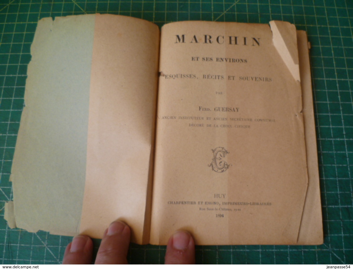 Marchin Et Ses Environs Par F. Guersay. Publié à Huy En 1894 - Belgium