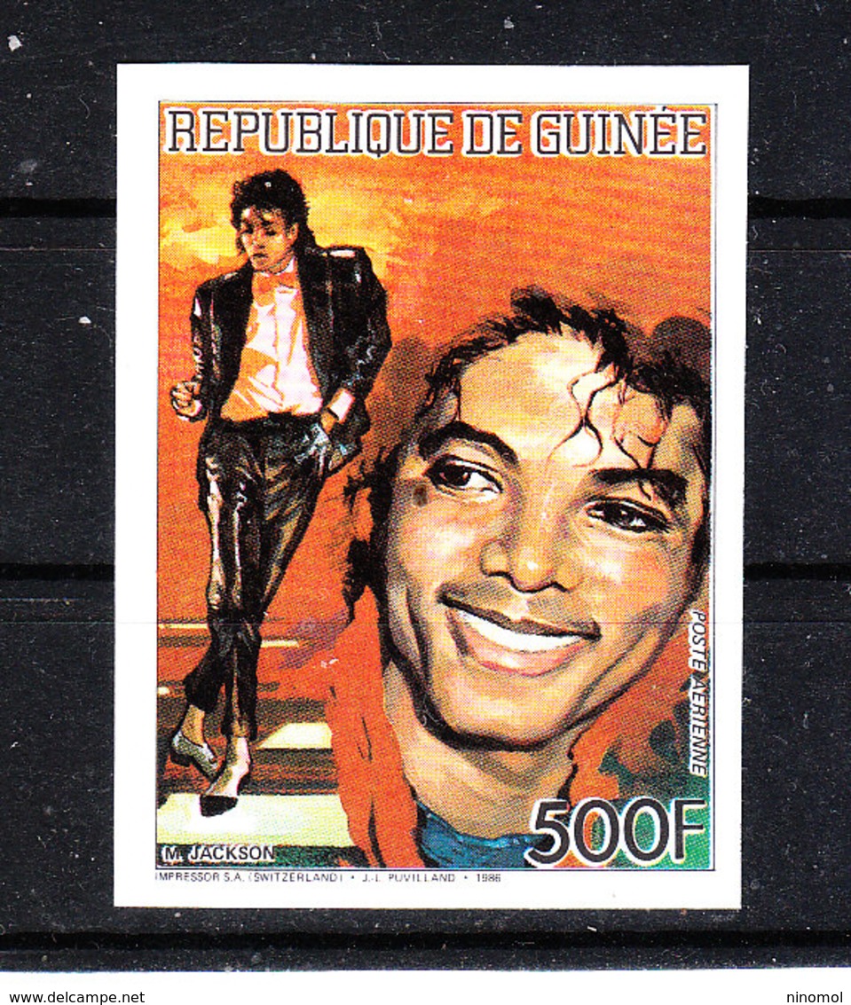 Guinea  - 1986. Michael Jackson.  Imperf. MNH - Musica