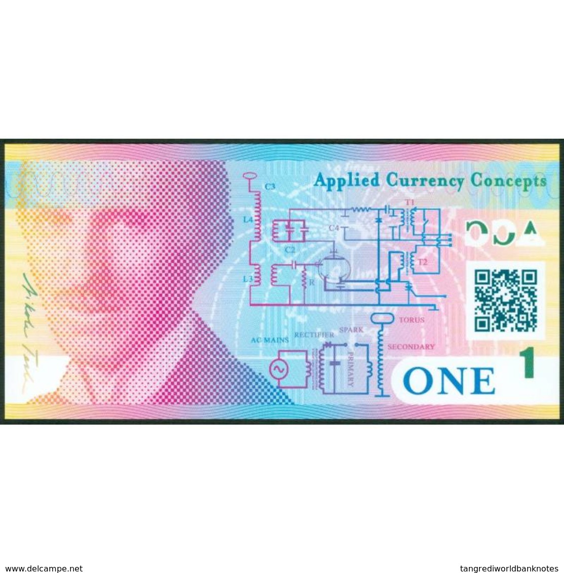 TWN - APPLIED CURRENCY CONCEPTS (private Issue) - 1 Volt 2013 Polymer UNC - Altri & Non Classificati