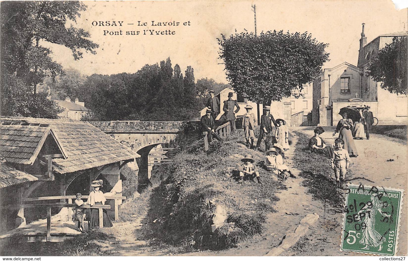 91-ORSAY- LE LAVOIR ET PONT SUR L'YVETTE - Orsay