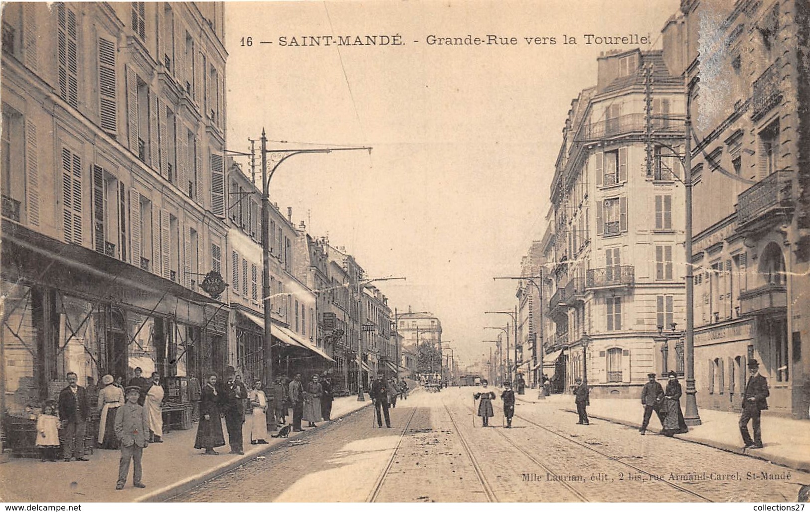 94-SAINT-MANDE- GRANDE RUE VERS LA TOURELLE - Saint Mande