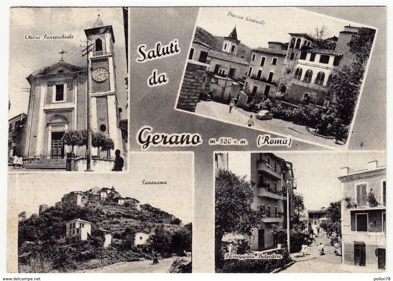 SALUTI DA GERANO - ROMA - 1965 - Altri & Non Classificati