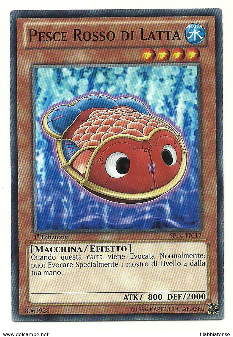 Yu-Gi-Oh - Pesce Rosso Di Latta - Yu-Gi-Oh