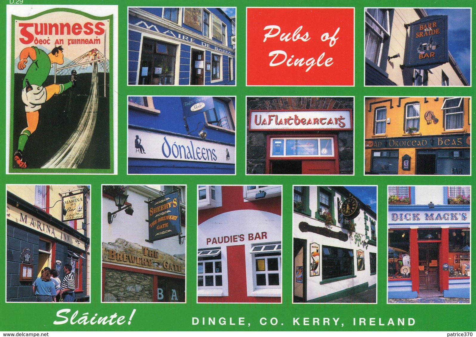 IRLANDE EIRE DINGLE Co Kerru Pubs Of Dingle Pub Bière Guinness - Kerry