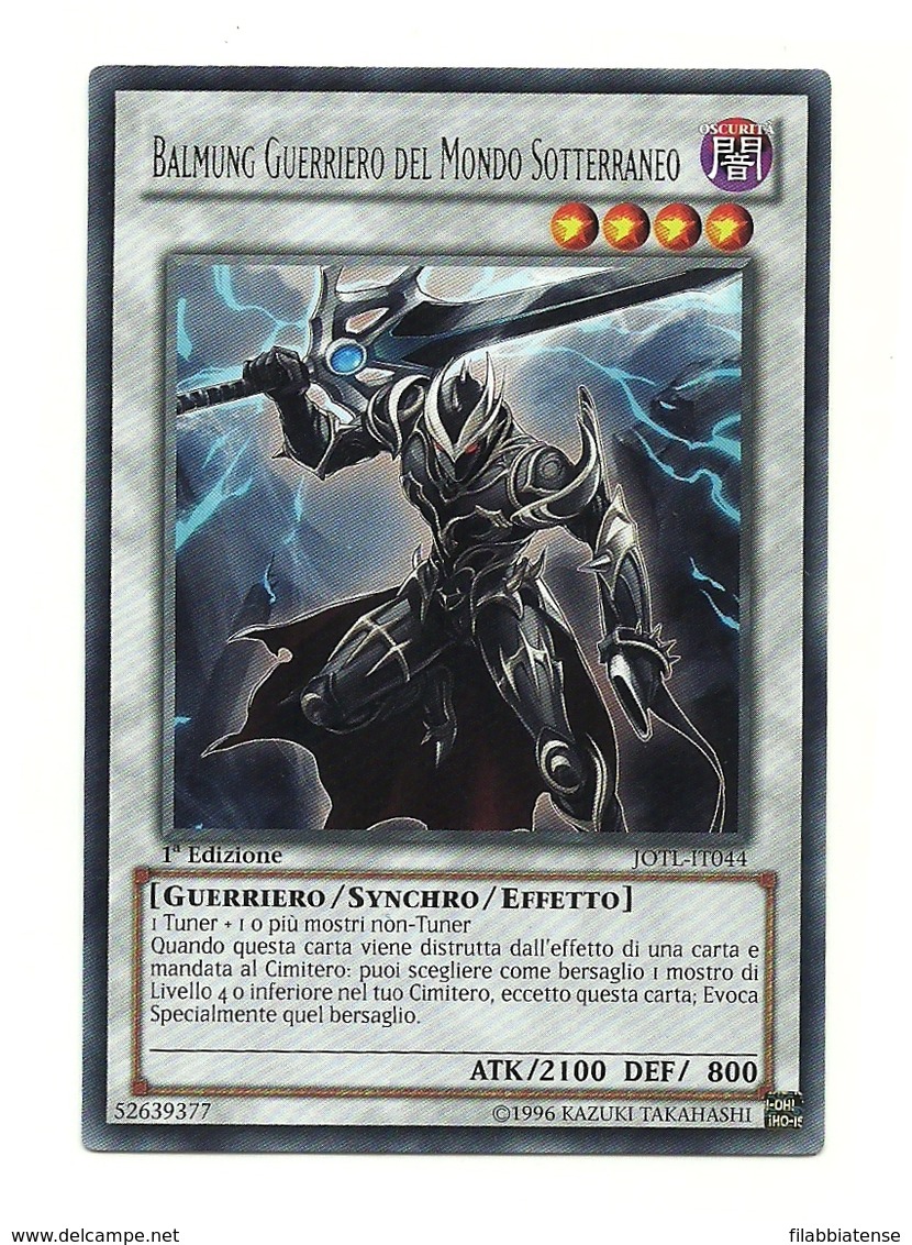 Yu-Gi-Oh - Balmung Guerriero Del Mondo Sotterraneo   +++++++++ - Yu-Gi-Oh