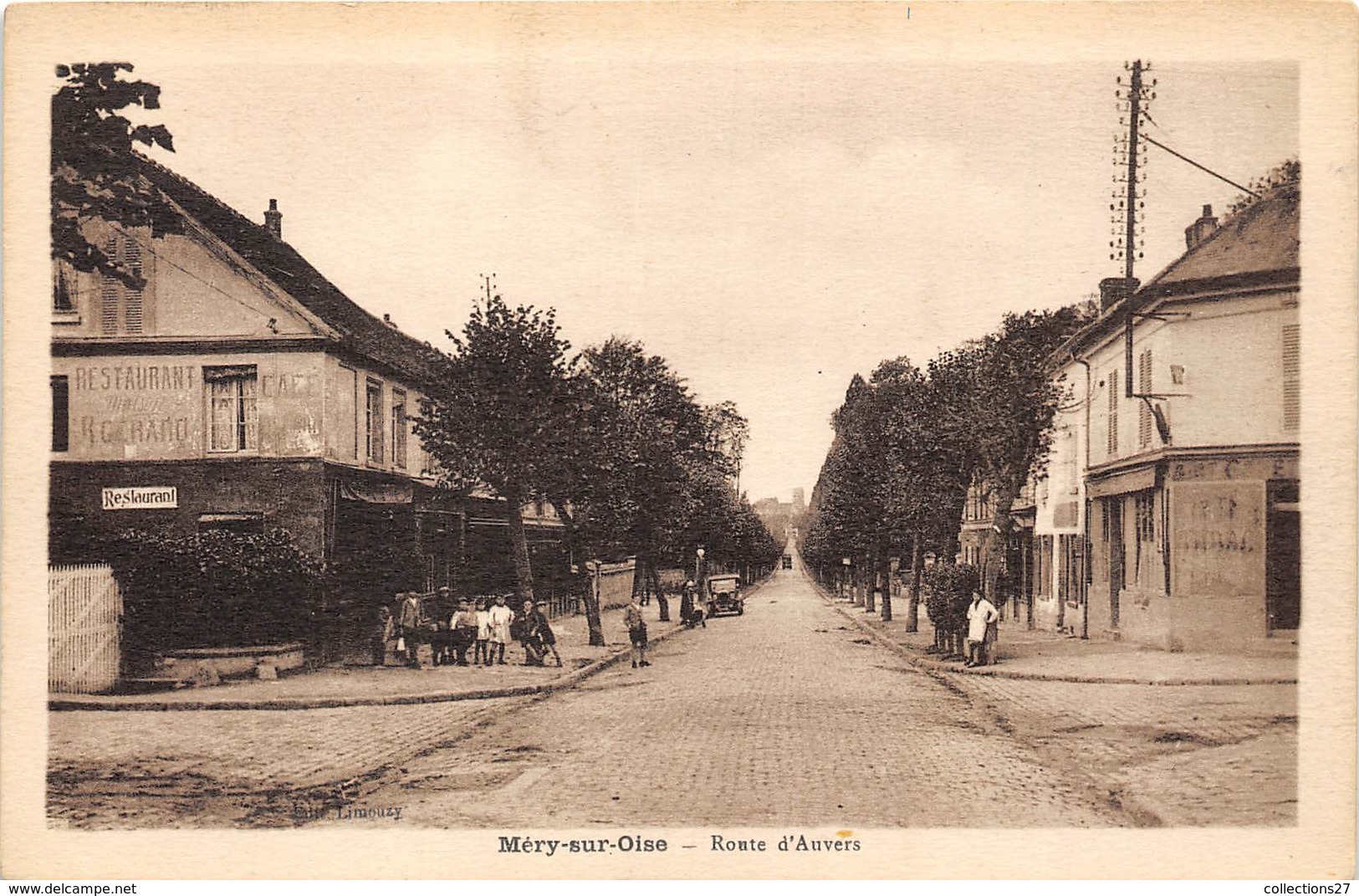 95-MERY-SUR-OISE- ROUTE D'AUVERS - Mery Sur Oise