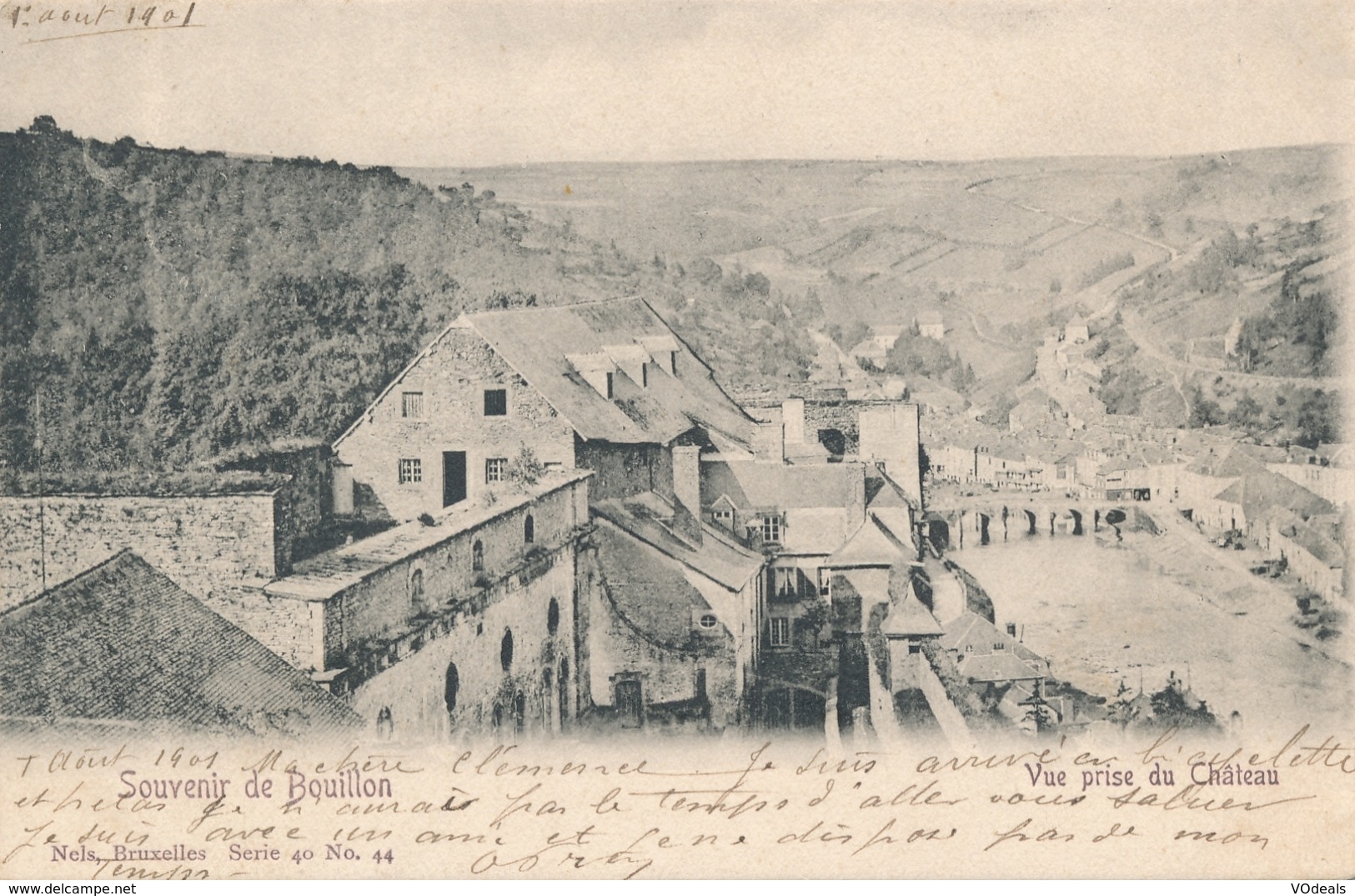 CPA - Belgique - Souvenir De Bouillon - Vue Prise Du Château - Bouillon