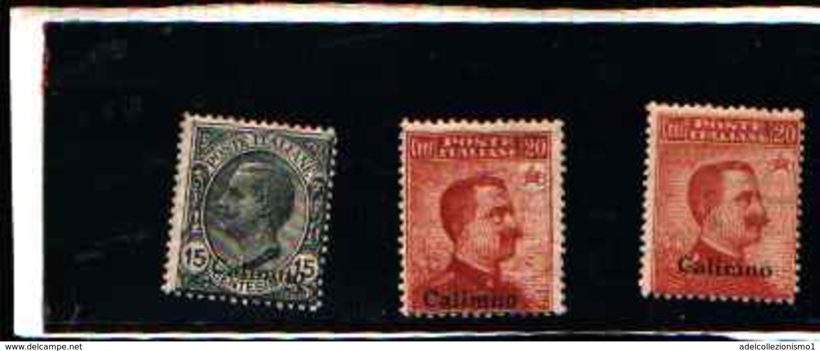 5625BIS )  EGEO-CALINO-Serie Ordinaria - 1917 -SERIE MNH** - Egée (Calino)