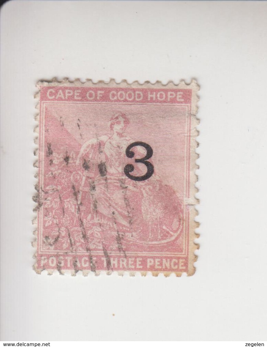 Kaap De Goede Hoop Michel-cat.21II Gestempeld - Cape Of Good Hope (1853-1904)