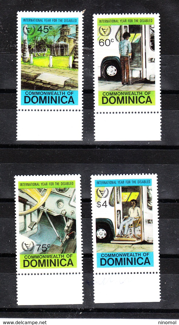 Dominica  - 1981. Anno Dell' Handicap.Serie Completa. Year Of Handicap. Complete MNH. Series - Handicap