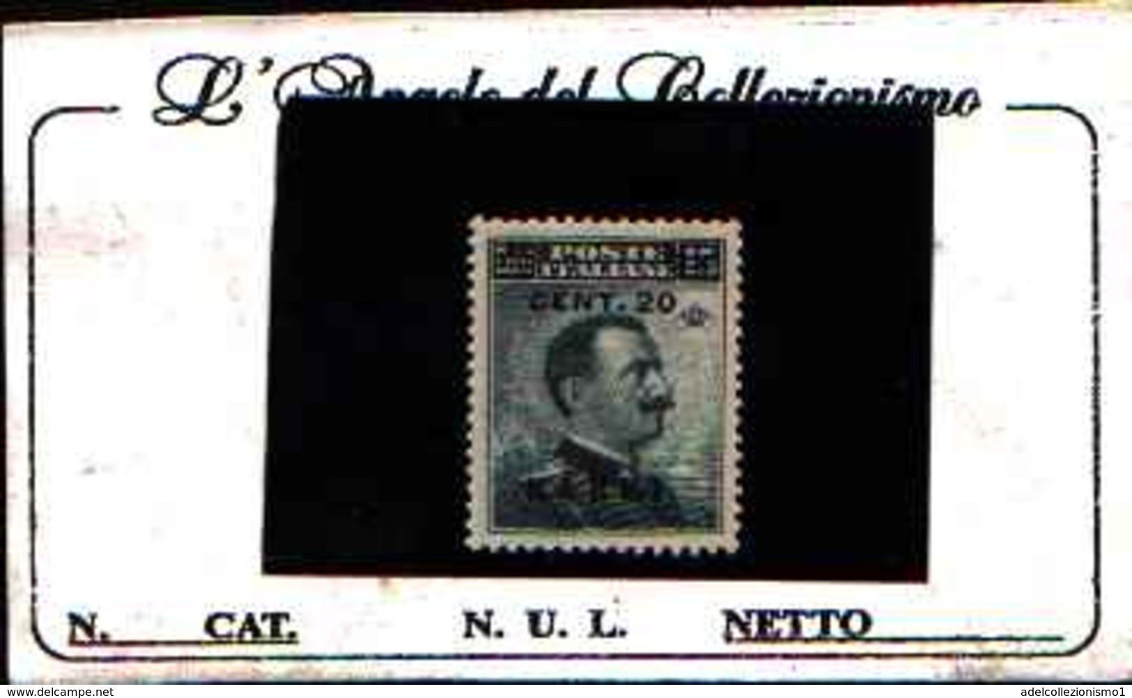 5631BIS )  EGEO-CARHI-Effigie Di Vittorio Emanuele III - Gennaio 1916-SERIE MNH** - Egée (Carchi)