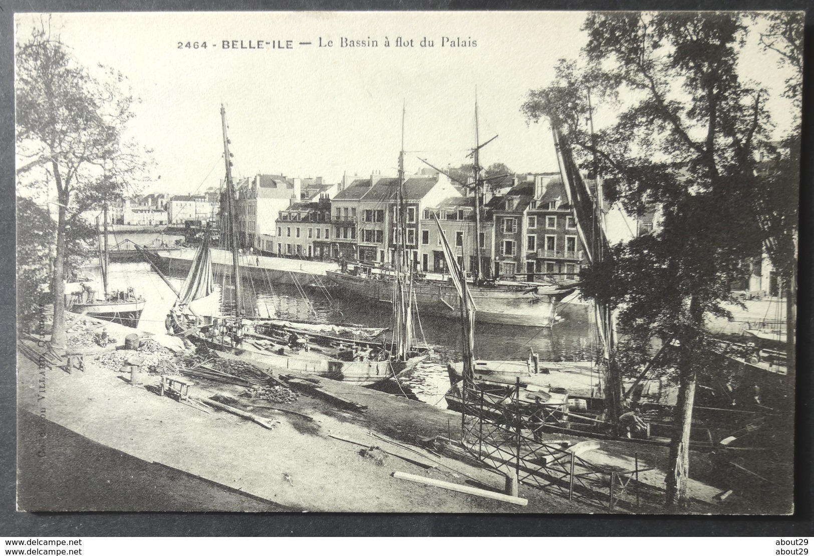 CPA 56 BELLE ILE - Le Bassin à Flot Du Palais - Villard 2464 -  Réf. Y 101 - Belle Ile En Mer