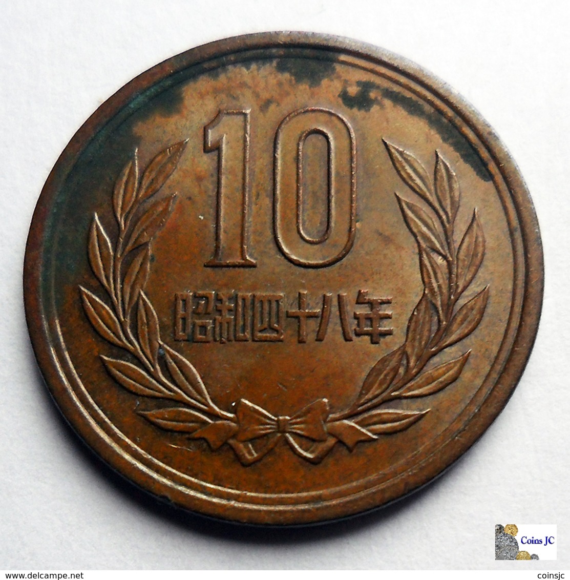 Japan - 10 Yen - 1973:Year 48 - Japón