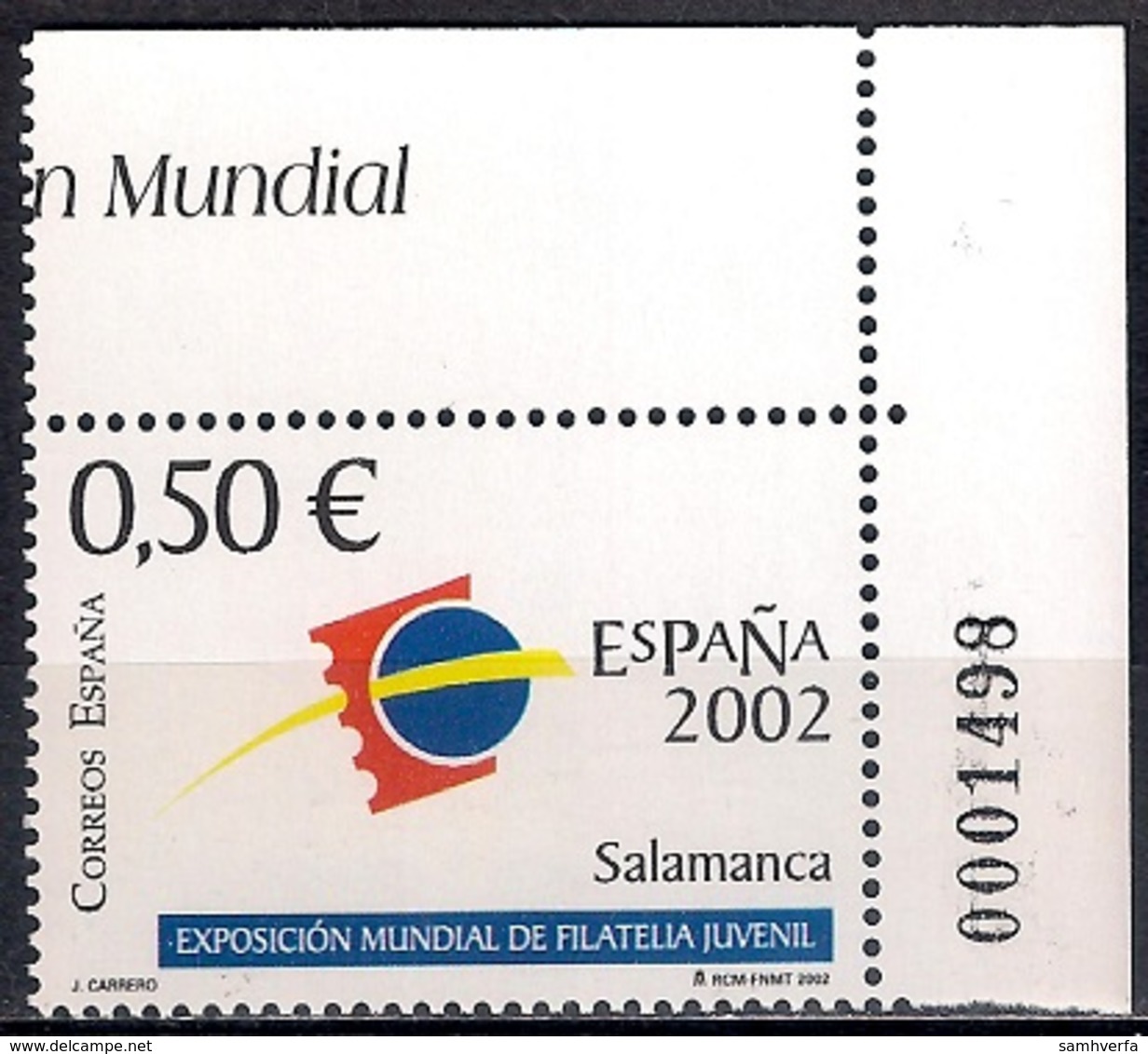 Spain 2002 - The World Youth Philatelic Exhibition ESPAÑA 2002 - Salamanca  MINT - Nuevos